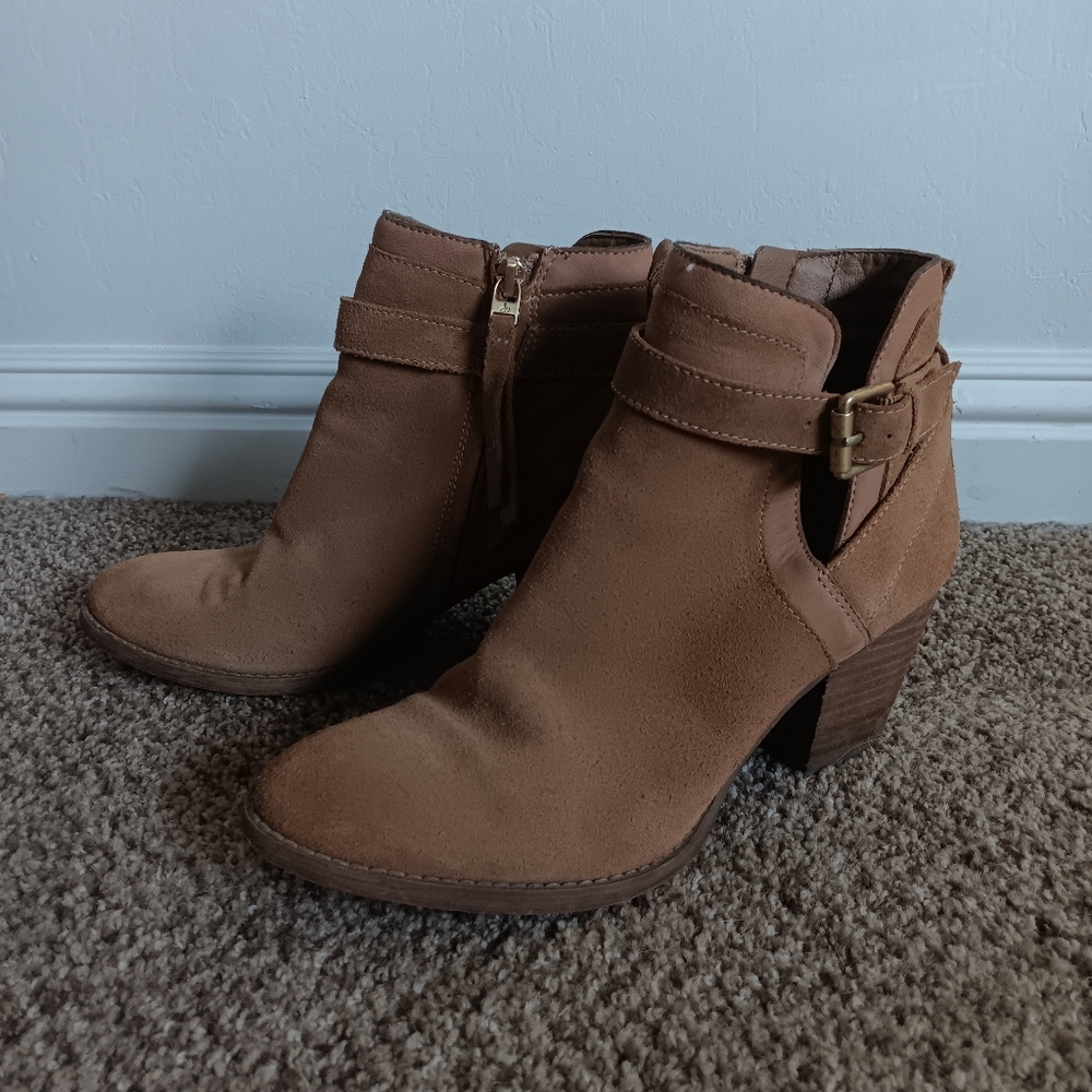 Sam Edelman Suede Leather Ankle Booties